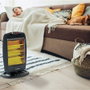 Blaupunkt Estufa de Cuarzo Oscilante 1200W con 3 Niveles de Potencia